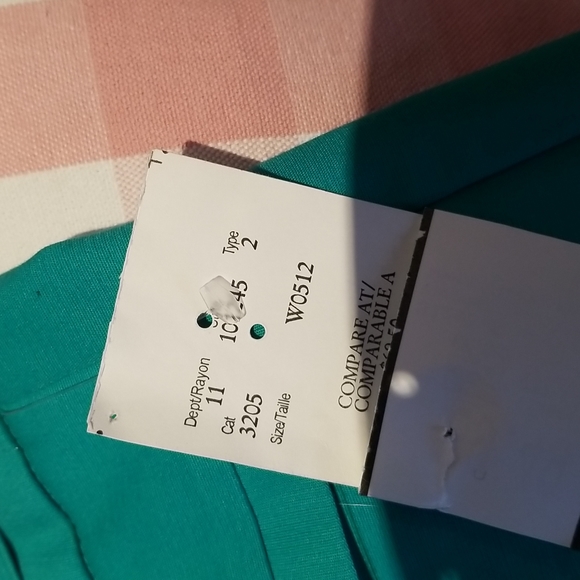 Calvin Klein green  high rise  pants - Picture 5 of 5